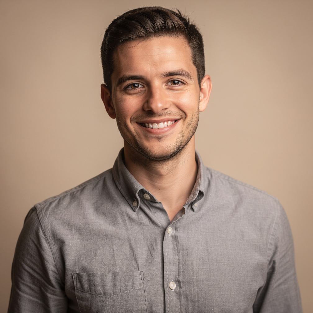 Portrait of a smiling young Croatian man
